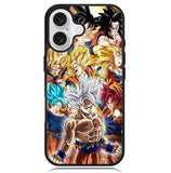Goku transformations X9330 iPhone 16 Plus Case