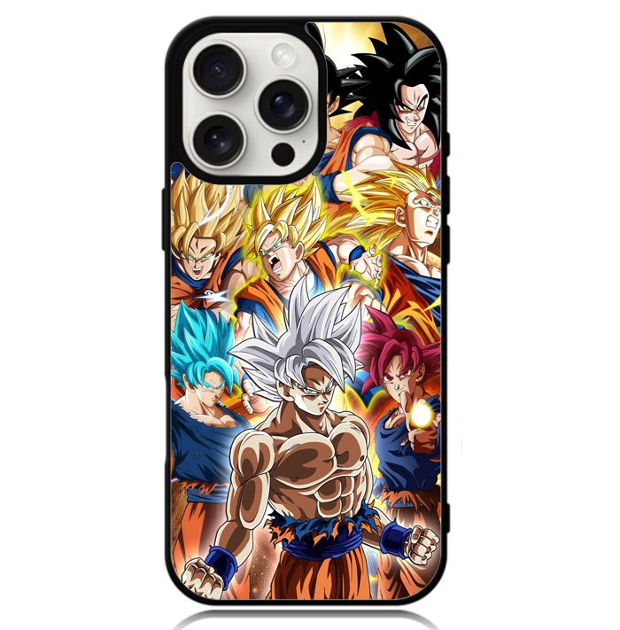 Goku transformations X9330 iPhone 16 Pro Max Case
