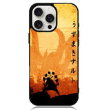 Naruto Orange Poster Silhouette Case iPhone 16 Pro Max BC0948