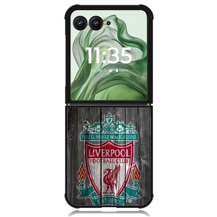 Liverpool Football Club X9325 Motorola Moto Razr+ Plus 2024/2025 Case, Motorola Razr 50 Ultra/50s Ultra Case