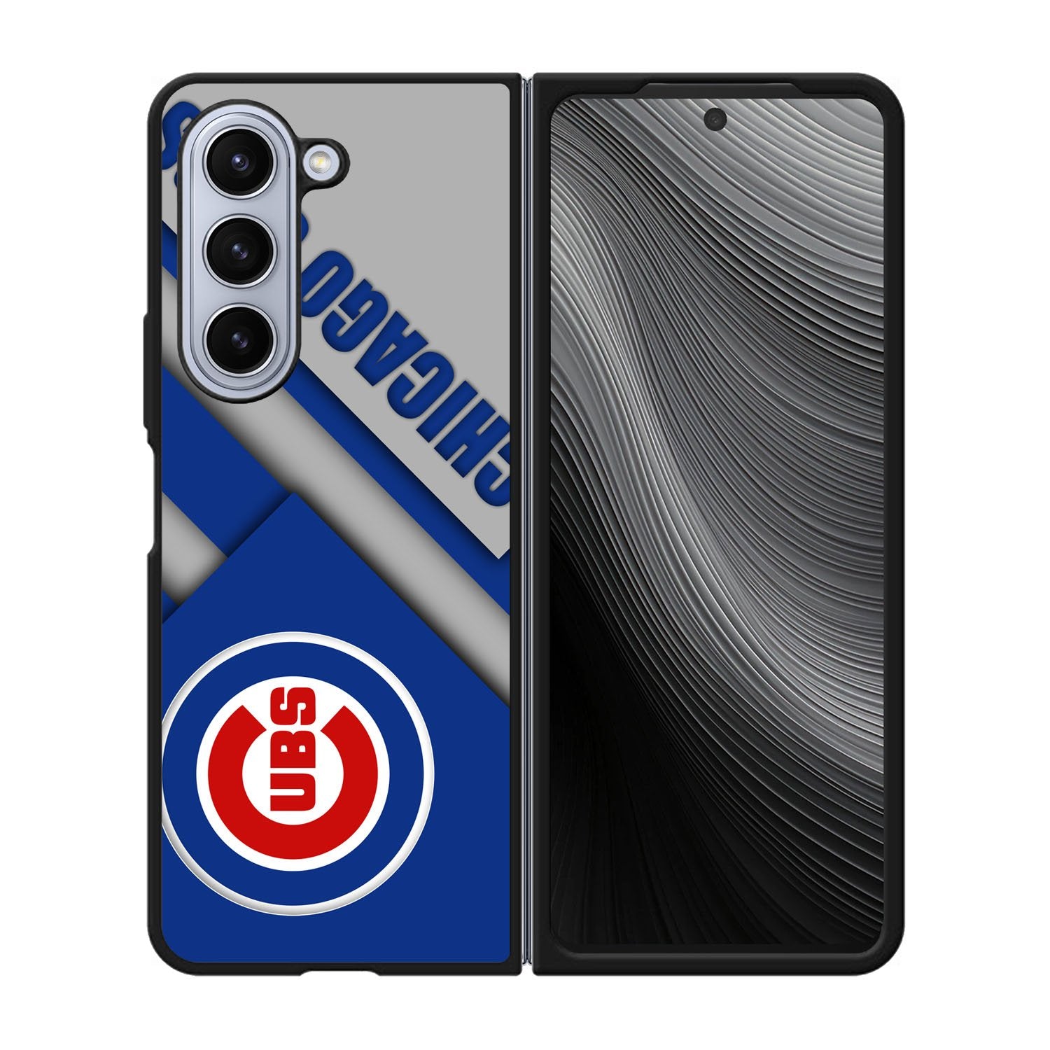 Chicago Cubs Wallpaper Case Samsung Galaxy z Fold 5 5G BC0953