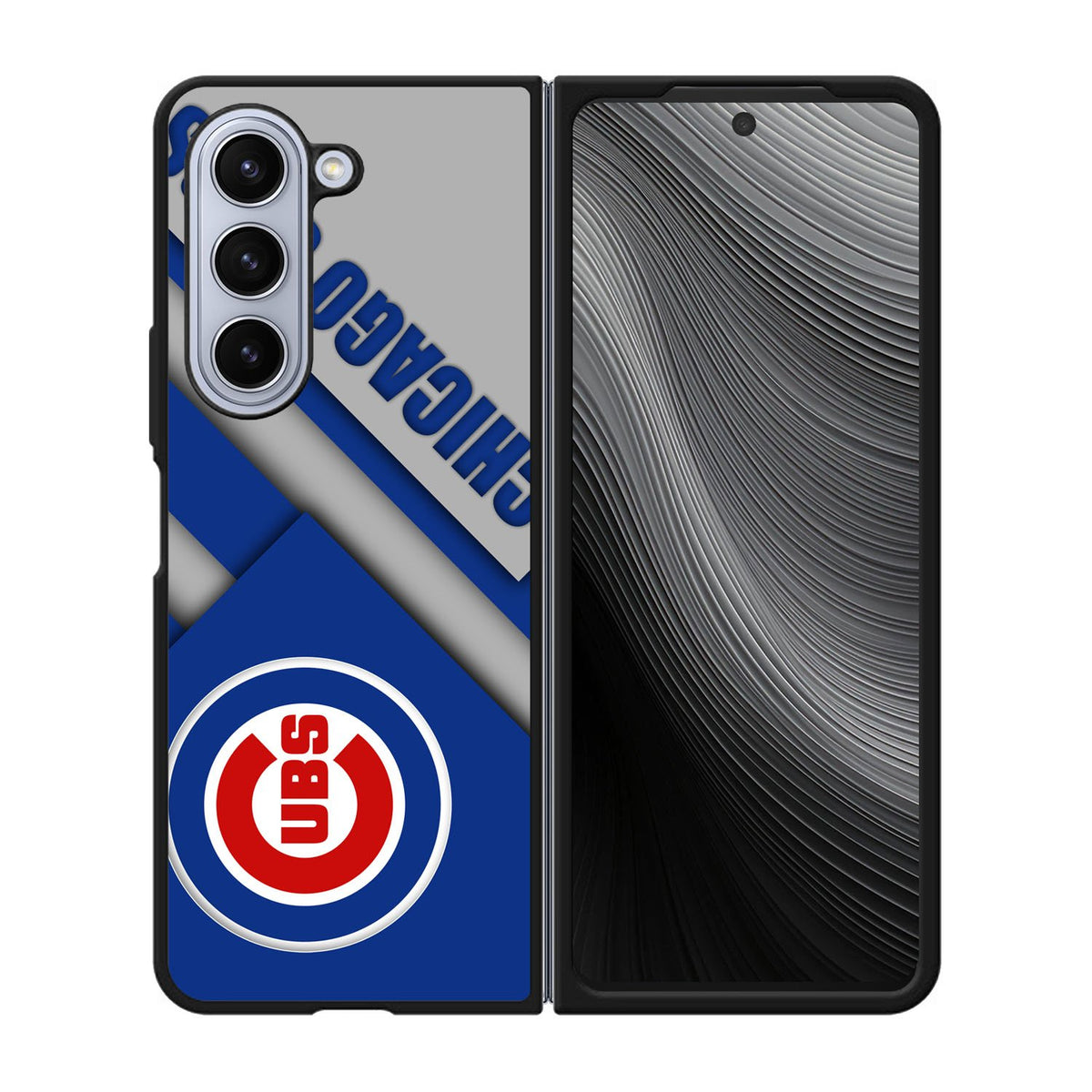 Chicago Cubs Wallpaper Case Samsung Galaxy z Fold 5 5G BC0953