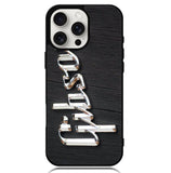 Gibson Raised logo Chrome Case iPhone 16 Pro BC0962