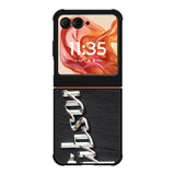Gibson Raised logo Chrome Motorola Moto Razr 2025/2024 , Moto Razr 60/50 Case BC0962