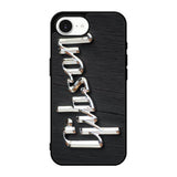 Gibson Raised logo Chrome iPhone 16e Case BC0962