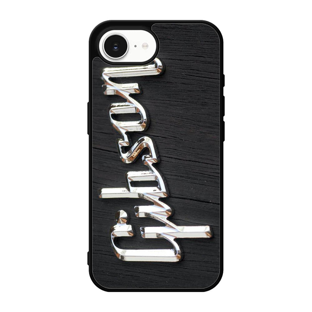 Gibson Raised logo Chrome iPhone 17e Case BC0962