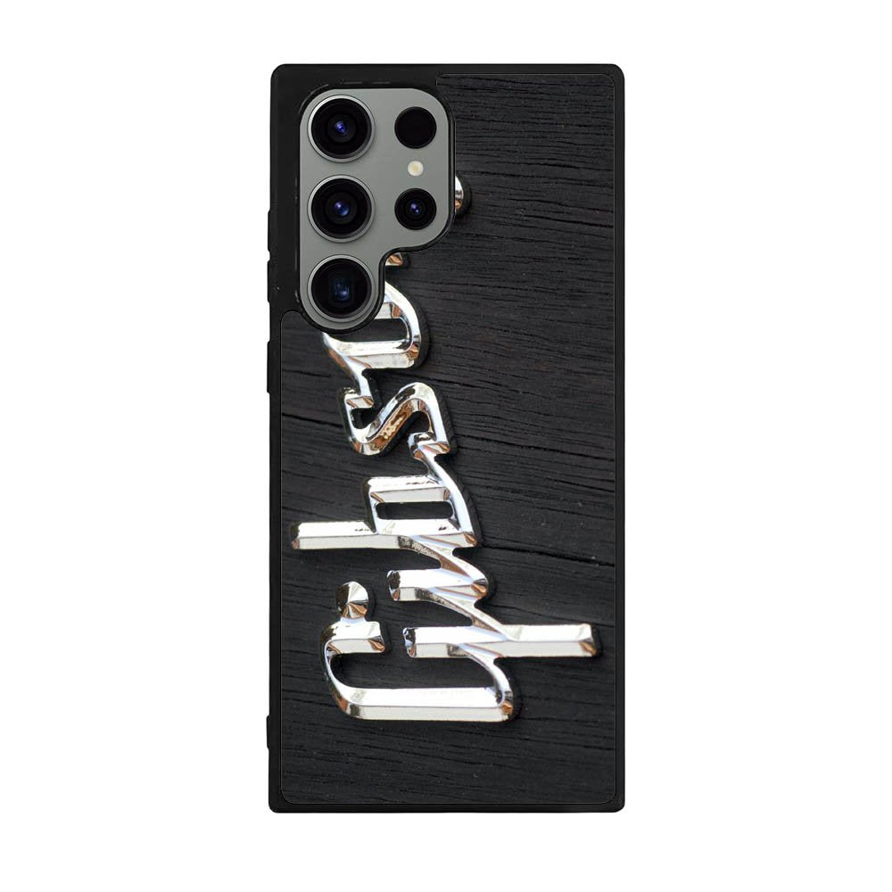 Gibson Raised logo Chrome Case Samsung Galaxy S24 Ultra 5G BC0962