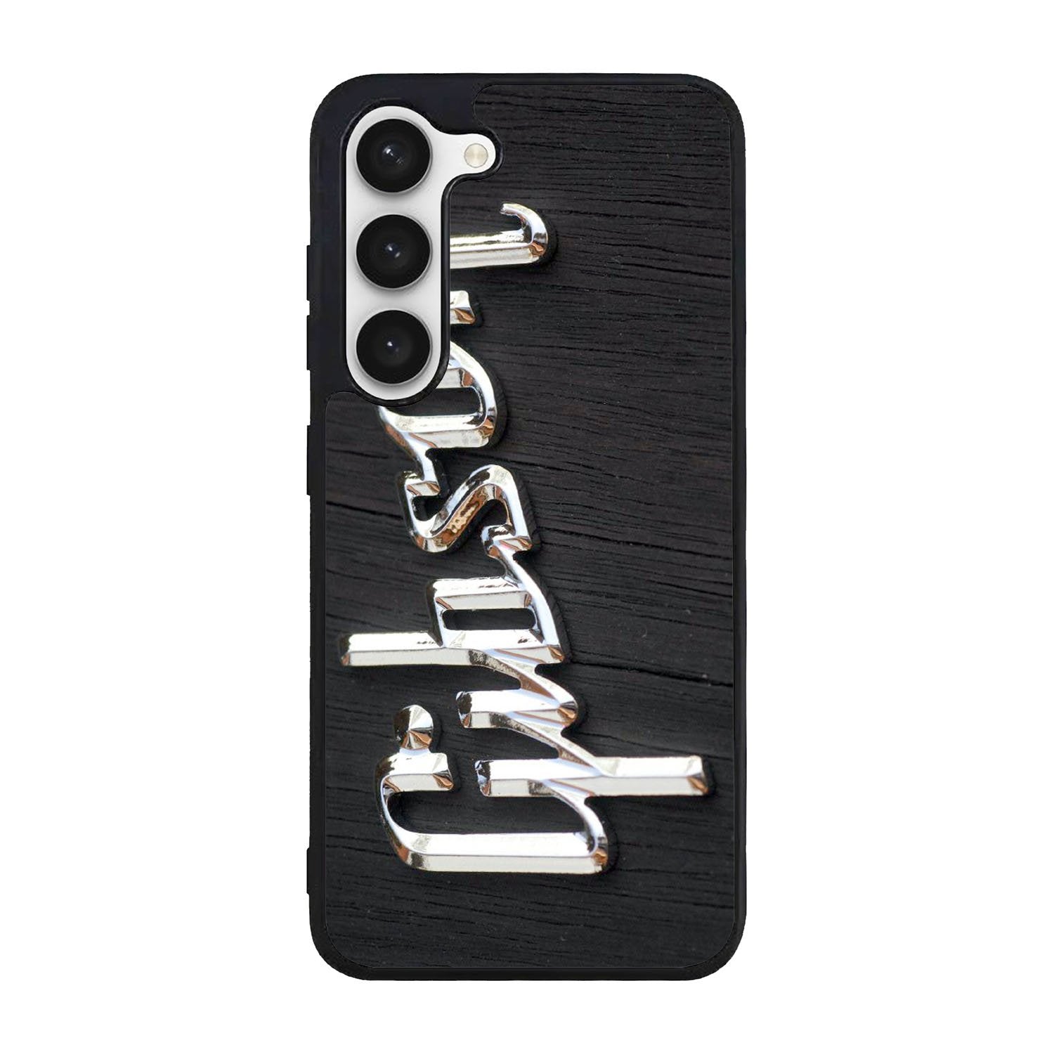 Gibson Raised logo Chrome Case Samsung Galaxy S23 5G BC0962