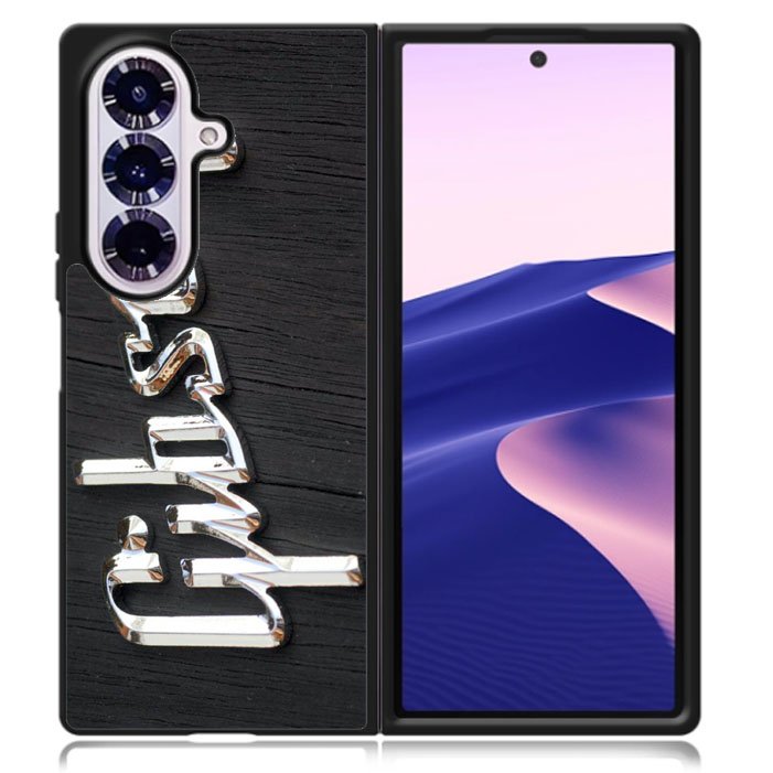 Gibson Raised logo Chrome Samsung Galaxy Z Fold 7 5G Case BC0962