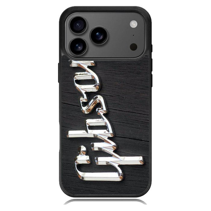 Gibson Raised logo Chrome iPhone 17 Pro Case BC0962