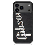 Gibson Raised logo Chrome iPhone 17 Pro Case BC0962