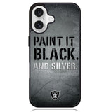 Oakland Raiders Logo X9992 iPhone 16 Plus Case