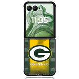green bay packer wall border X9984 Motorola Moto Razr+ Plus 2024/2025 Case, Motorola Razr 50 Ultra/50s Ultra Case