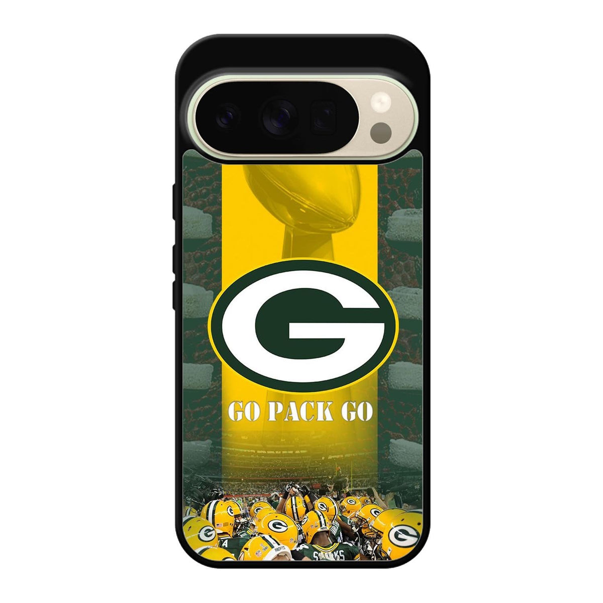 green bay packer wall border X9984 Google Pixel 10 Pro Case