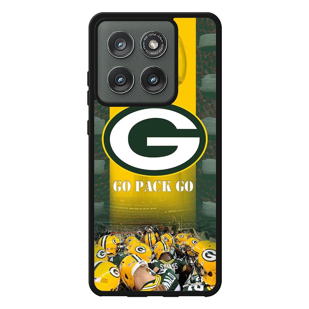 green bay packer wall border X9984 Motorola Moto Edge 2025 Case