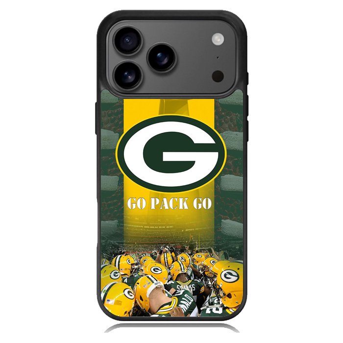 green bay packer wall border X9984 iPhone 17 Pro Case