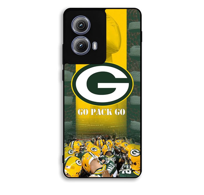 green bay packer wall border Motorola Moto Edge 2024 Case FE2976