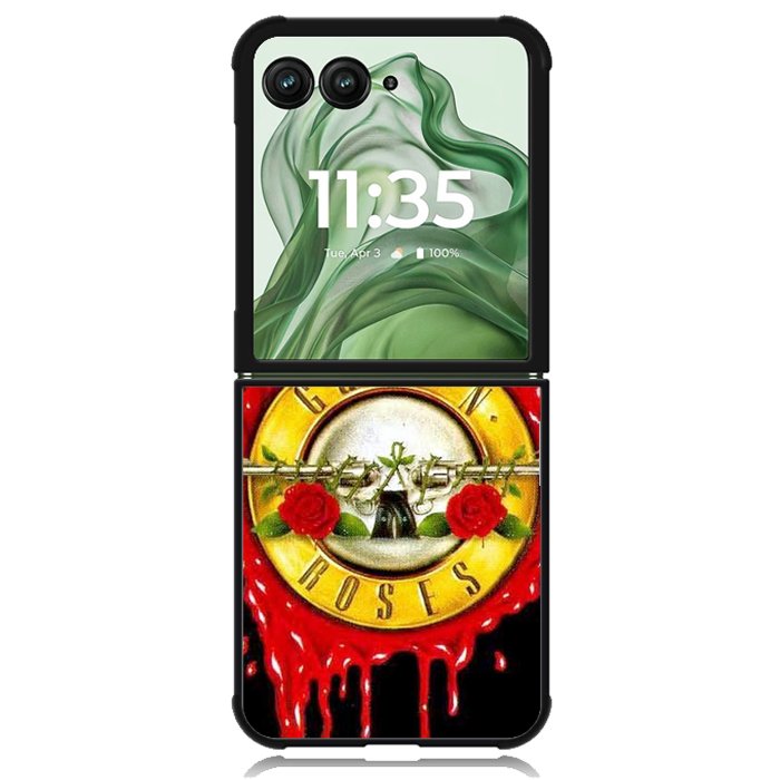 Guns N Roses Logo X0546 Motorola Moto Razr+ Plus 2024/2025 Case, Motorola Razr 50 Ultra/50s Ultra Case