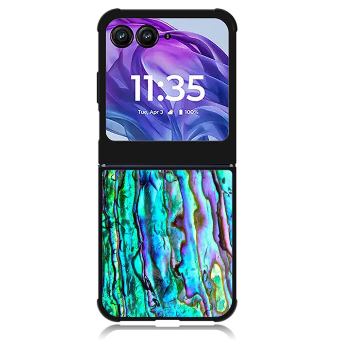 abalone shell 1st Motorola Moto Razr 2024 , Moto Razr 50 Case