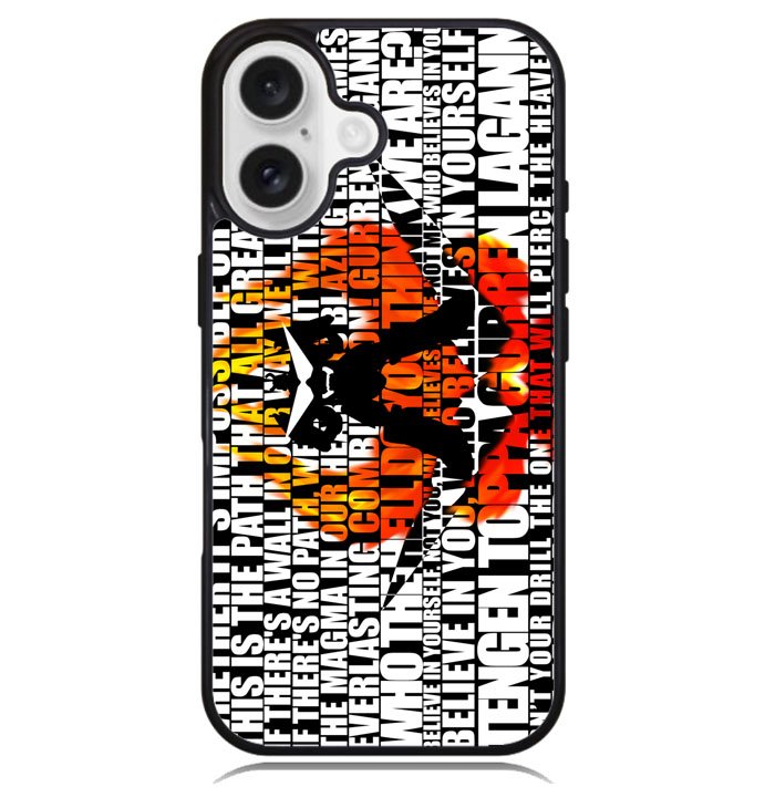 Gurren Lagann Wallpaper  X0537 iPhone 16 Plus Case