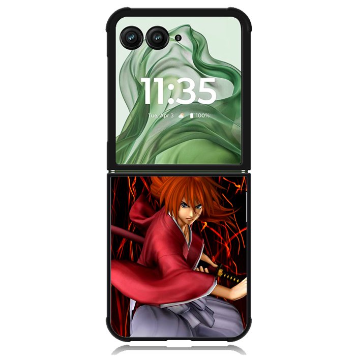 kenshi samurai x X0293 Motorola Moto Razr+ Plus 2024/2025 Case, Motorola Razr 50 Ultra/50s Ultra Case