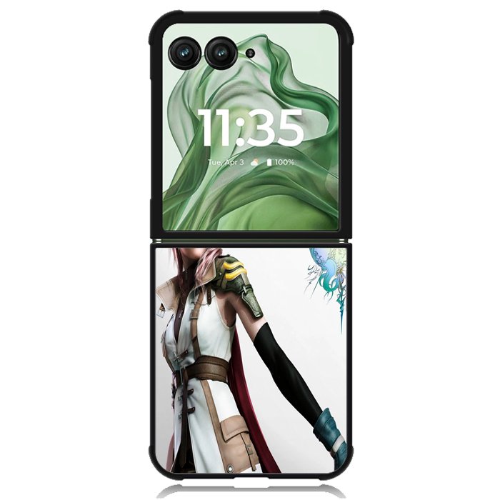 Final Fantasy XIII X0411 Motorola Moto Razr+ Plus 2024/2025 Case, Motorola Razr 50 Ultra/50s Ultra Case