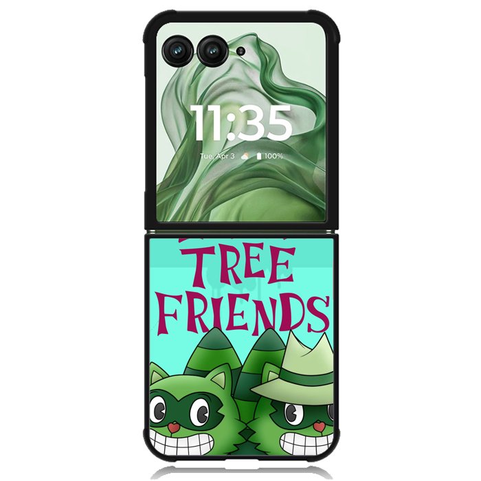 Lifty X Shifty Happy Tree Friends X2567 Motorola Moto Razr+ Plus 2024/2025 Case, Motorola Razr 50 Ultra/50s Ultra Case