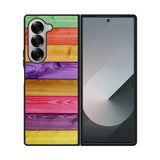 colorful wood Samsung Galaxy Z Fold 7 5G Case FE0164