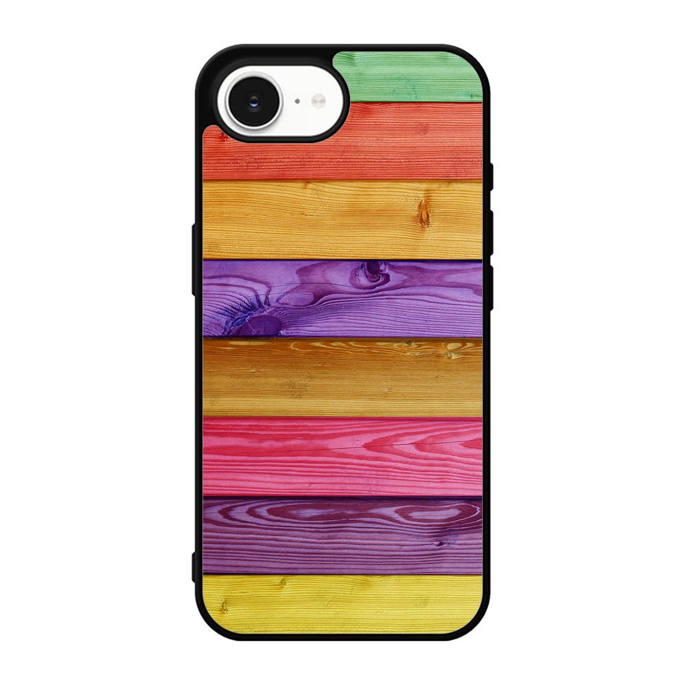 colorful wood iPhone 17e Case FE0164