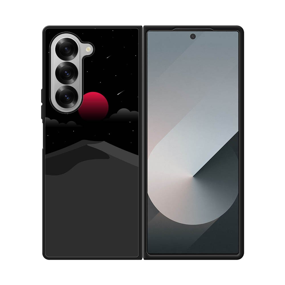 moon red Samsung Galaxy Z Fold 7 5G Case FE0448