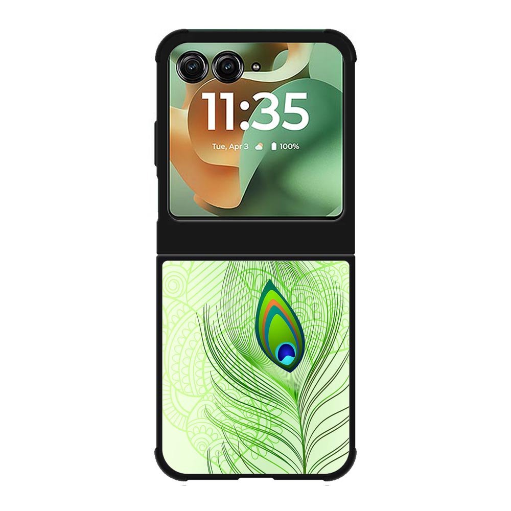 Peacock Feather Motorola Moto RAZR 2025 Case FE0495