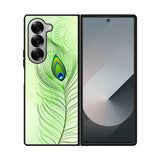 Peacock Feather Samsung Galaxy Z Fold 7 5G Case FE0495