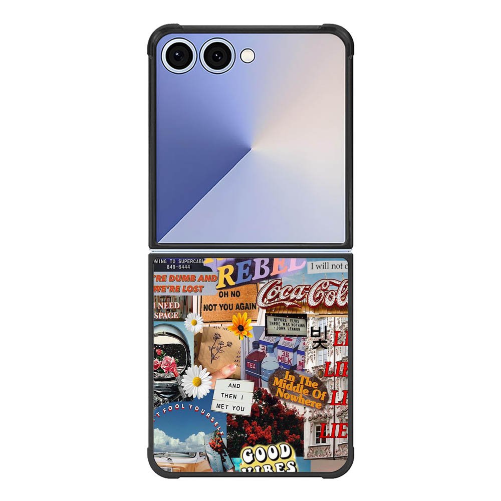 Retro aesthetic FE0514 Samsung Galaxy Flip 7 5G Case