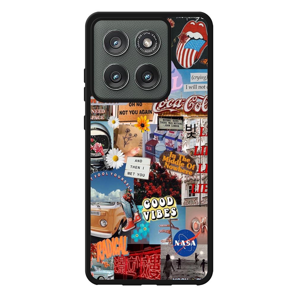 Retro aesthetic Motorola Moto Edge 2025 Case FE0537