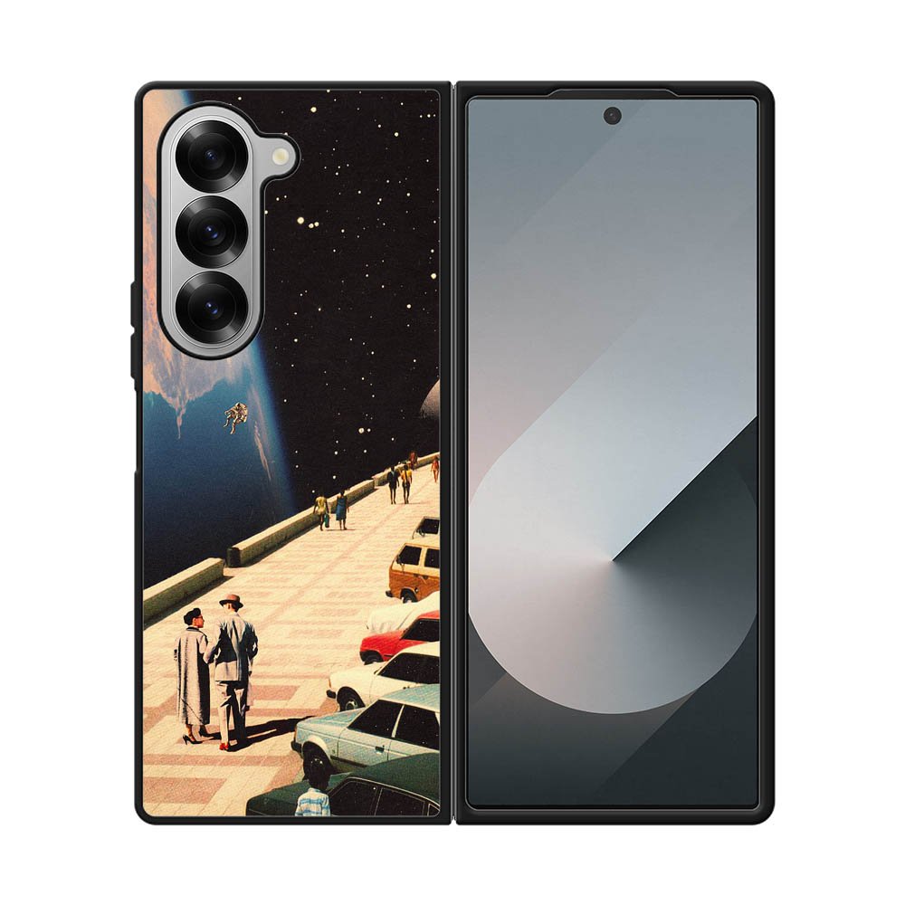 retro space Samsung Galaxy Z Fold 7 5G Case FE0538