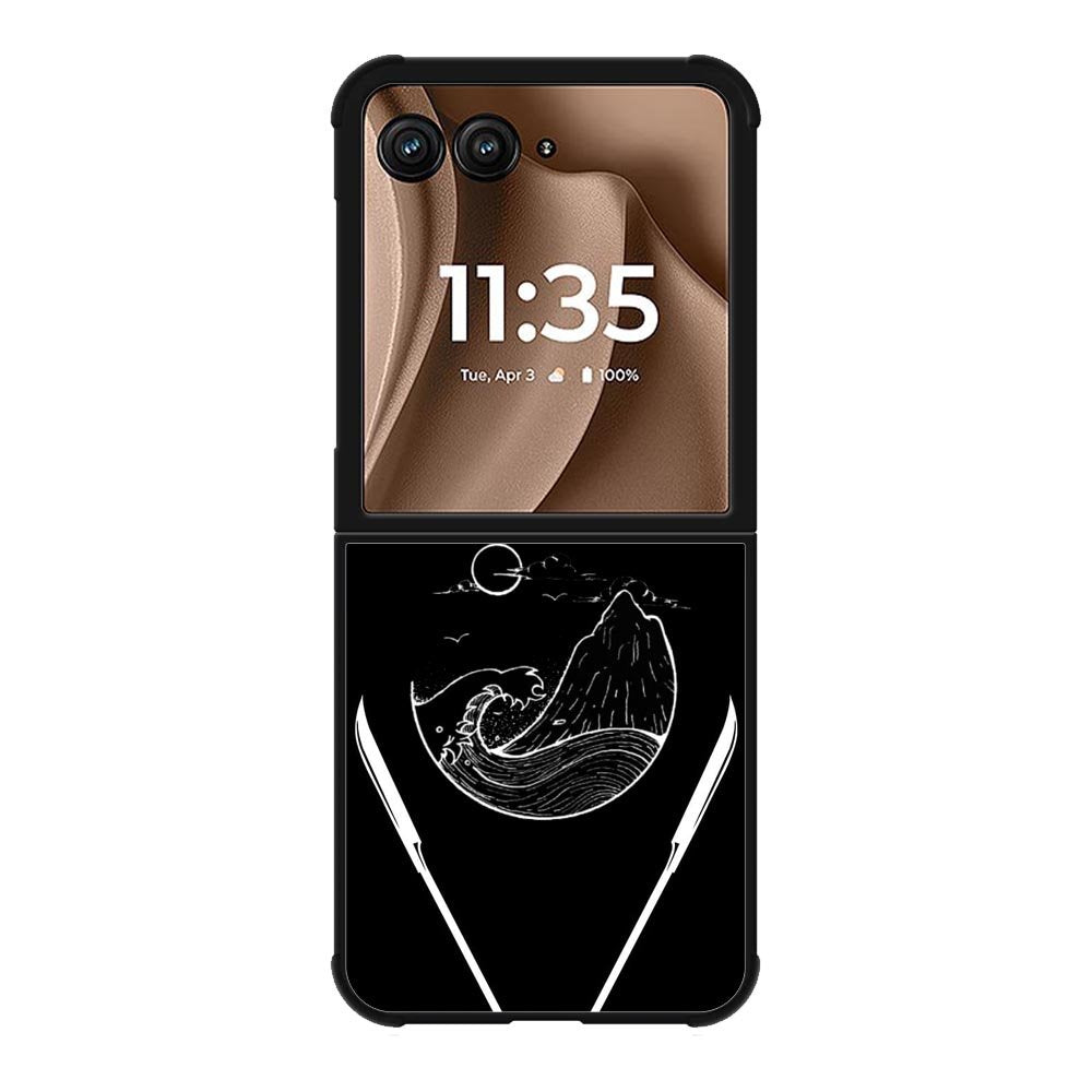 Big wave samurai Motorola Moto RAZR Plus 2025 Case FE0098