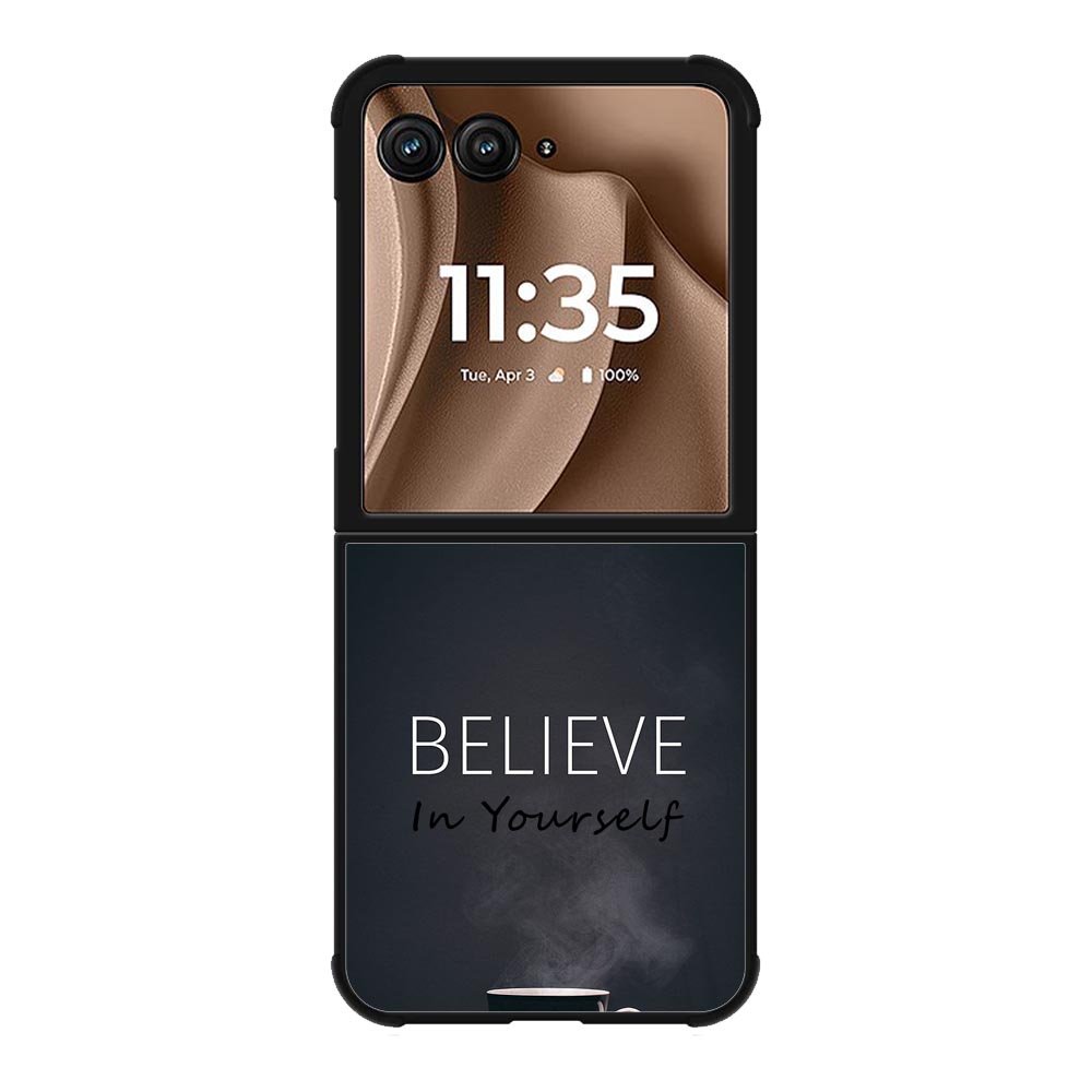 Believe Inspiring Quotes Motorola Moto RAZR Plus 2025 Case FE0095