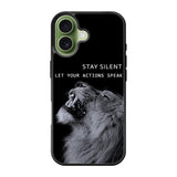 Let your actions speak iPhone 17 Case FE0399