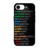 Daily motivation iPhone 17e Case FE0200