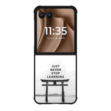 Never stop learning Motorola Moto RAZR Plus 2025 Case FE0465