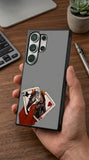 Royal Couple Cards Protective Case Compatible with iPhone, Samsung & Google Pixel GH0003