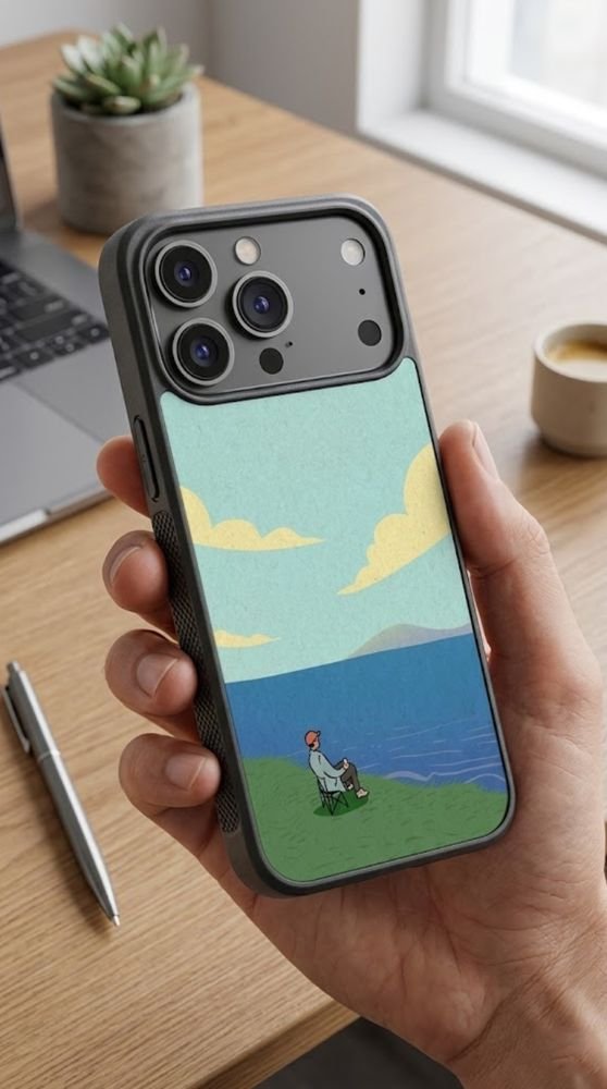 Ocean Breeze Therapy Protective Case Compatible with iPhone, Samsung & Google Pixel GH0004
