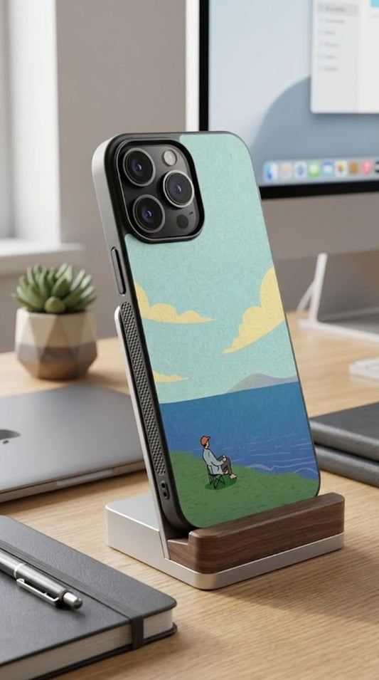 Ocean Breeze Therapy Protective Case Compatible with iPhone, Samsung & Google Pixel GH0004