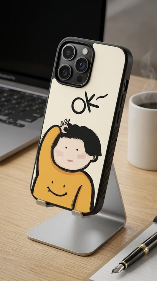 Everything Turns Fine Protective Case Compatible with iPhone, Samsung & Google Pixel GH0008