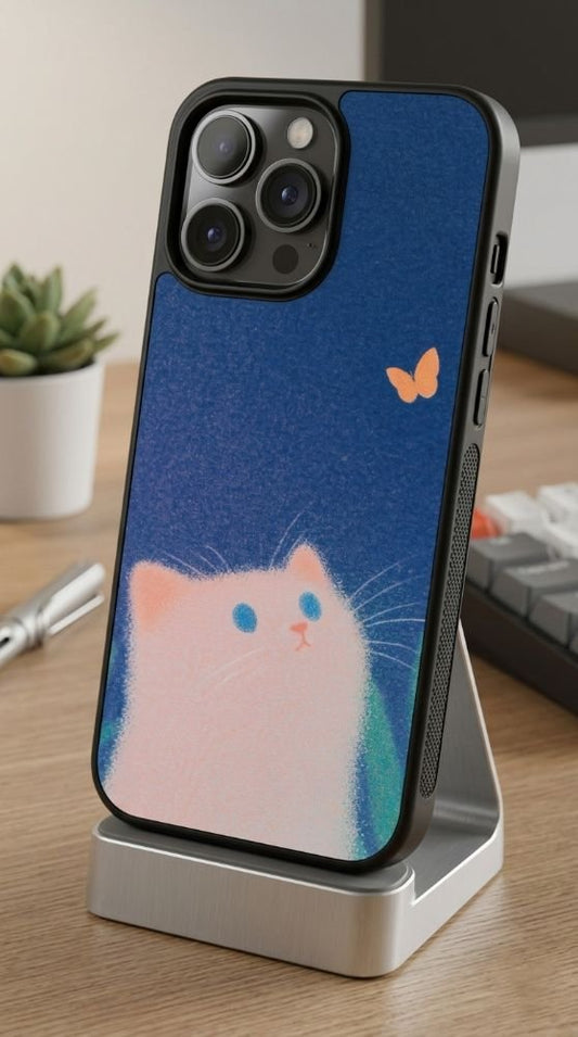 Kitty Dream Wings Protective Case Compatible with iPhone, Samsung & Google Pixel GH0012
