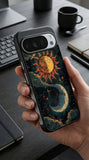 Moon Sun Oracle Protective Case Compatible with iPhone, Samsung & Google Pixel GH0020