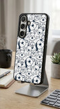 Playful Puppy Pattern Protective Case Compatible with iPhone, Samsung & Google Pixel HG0006