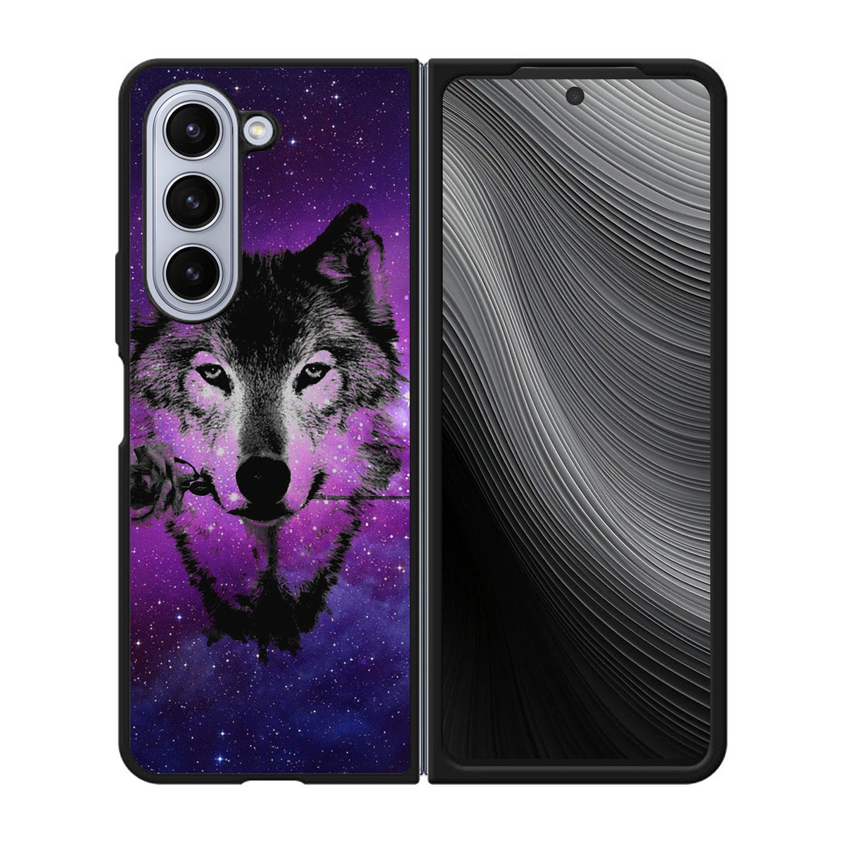 wolf art Case Samsung Galaxy z Fold 5 5G BC1978