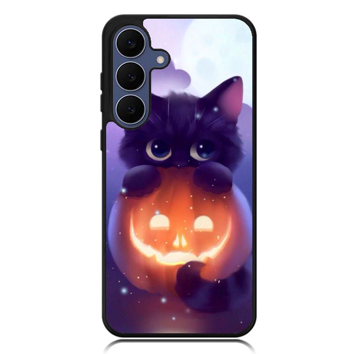 Halloween Cat Samsung Galaxy S25 FE Case BC2130