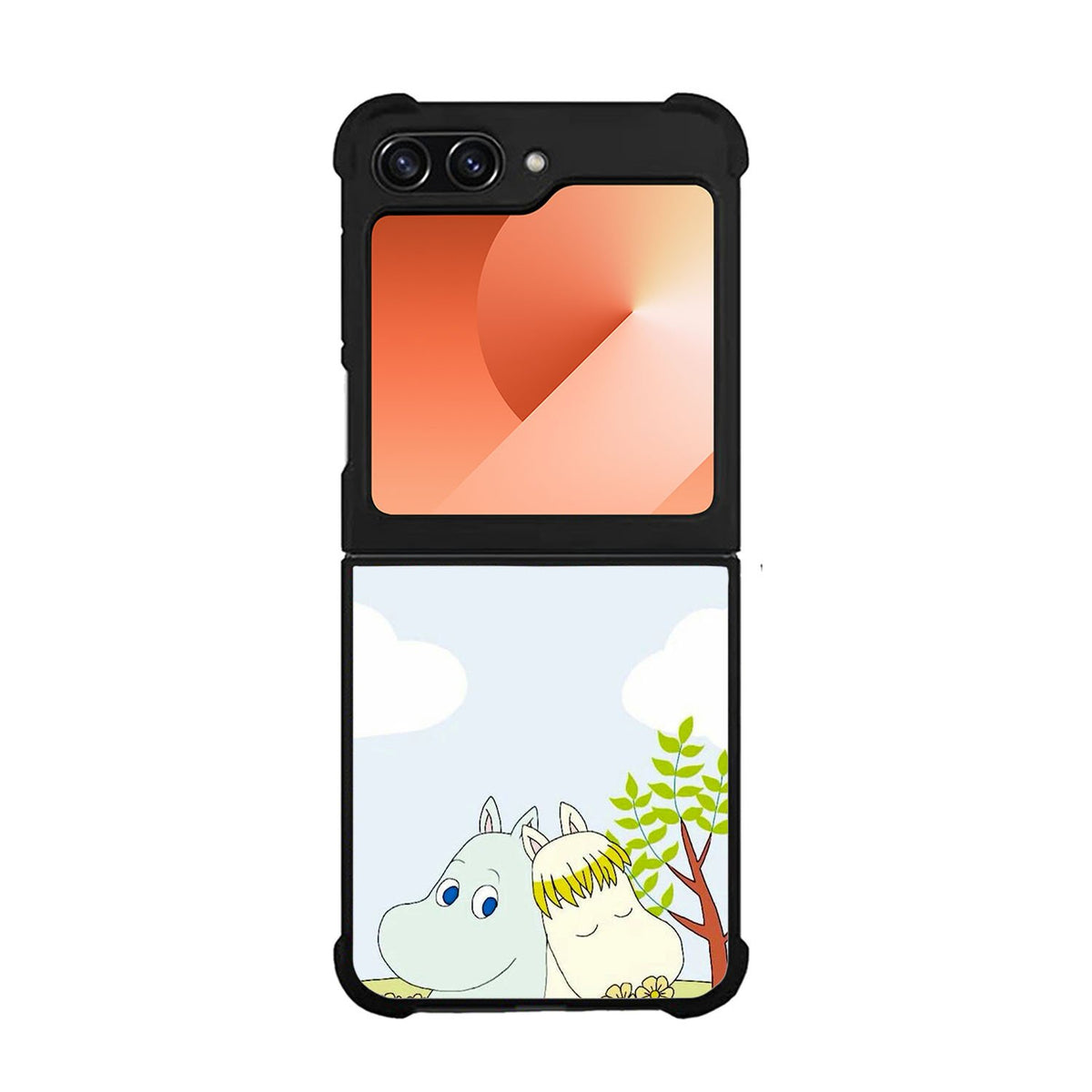 Moomin Couple Case Samsung Galaxy Z Flip 6 5G BC2071